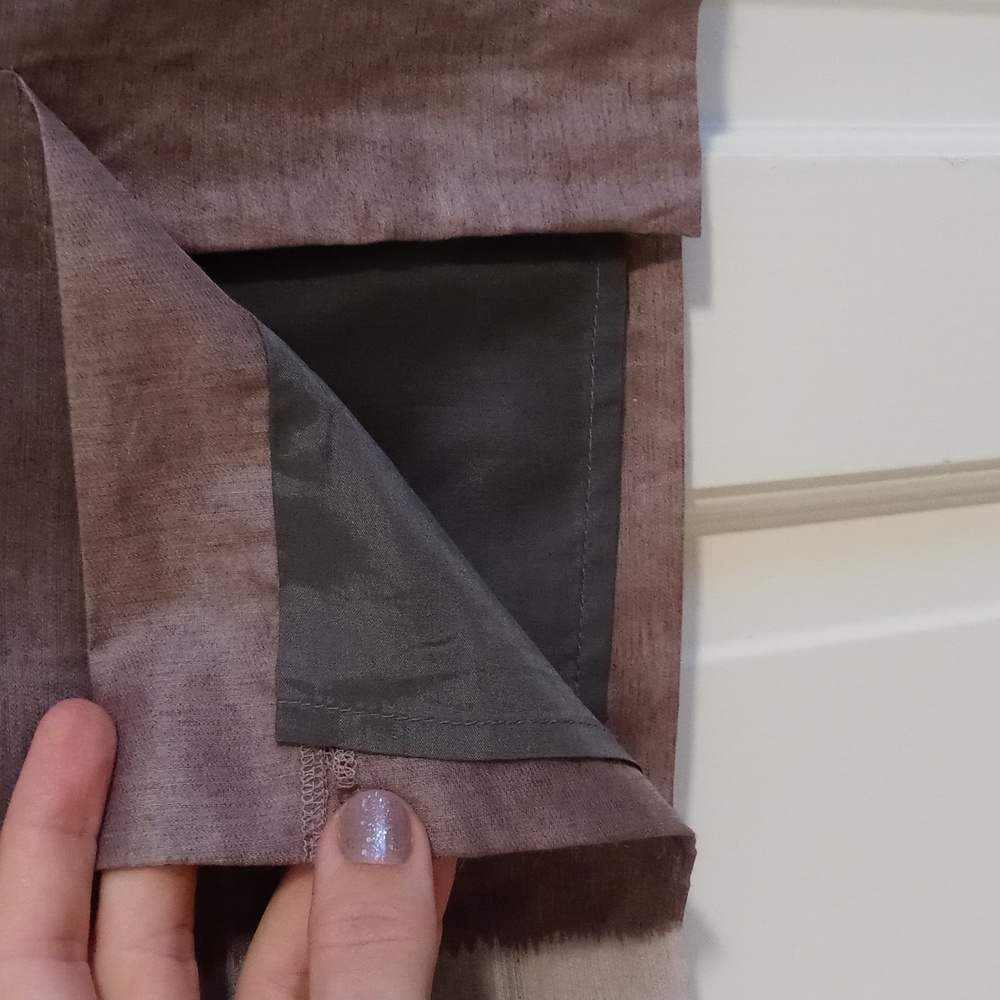 πLOFTπ - Brown/Gray Ramie Blend Lightweight Skirt - Picture 7 of 11
